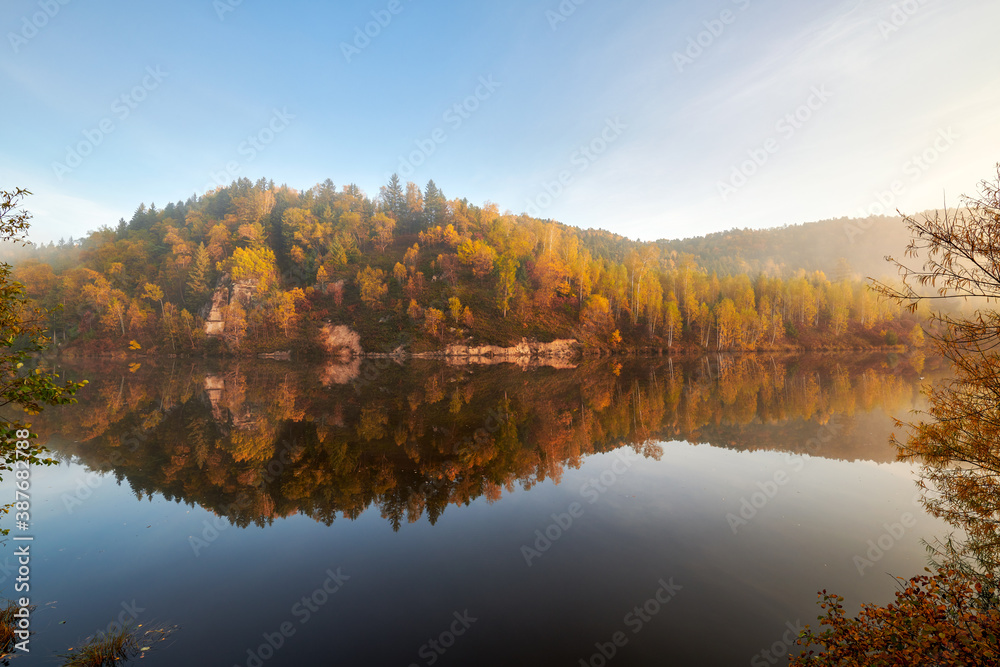 The autumn landscape of Singanense of China.