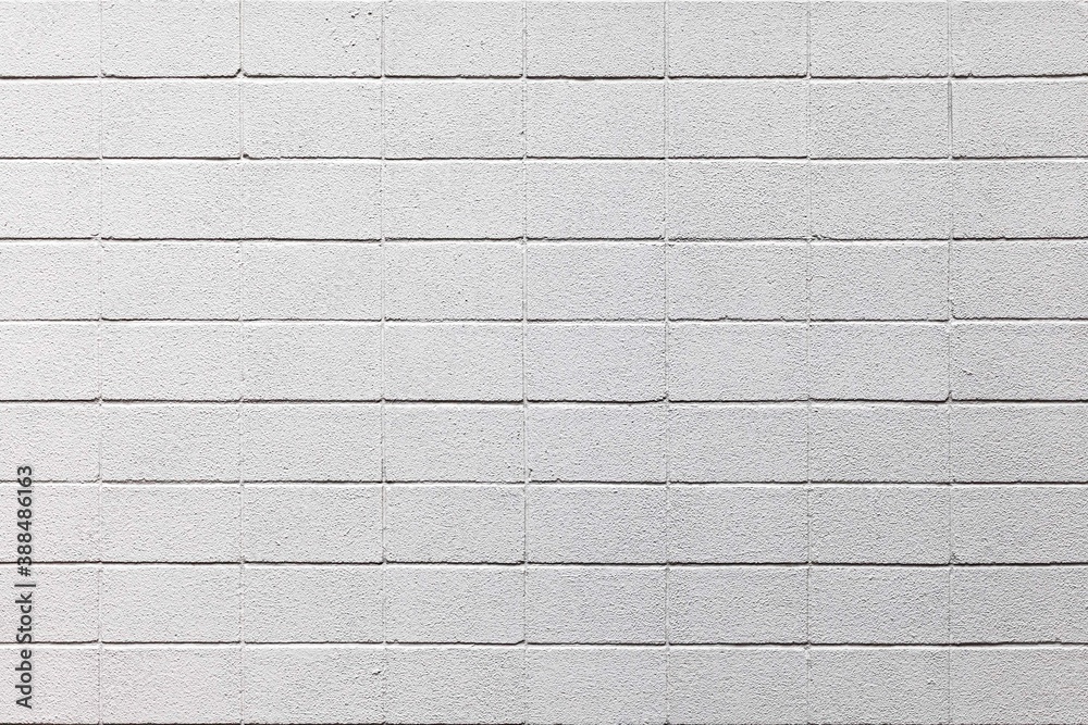 White block cement fence wall pattern and seamless background