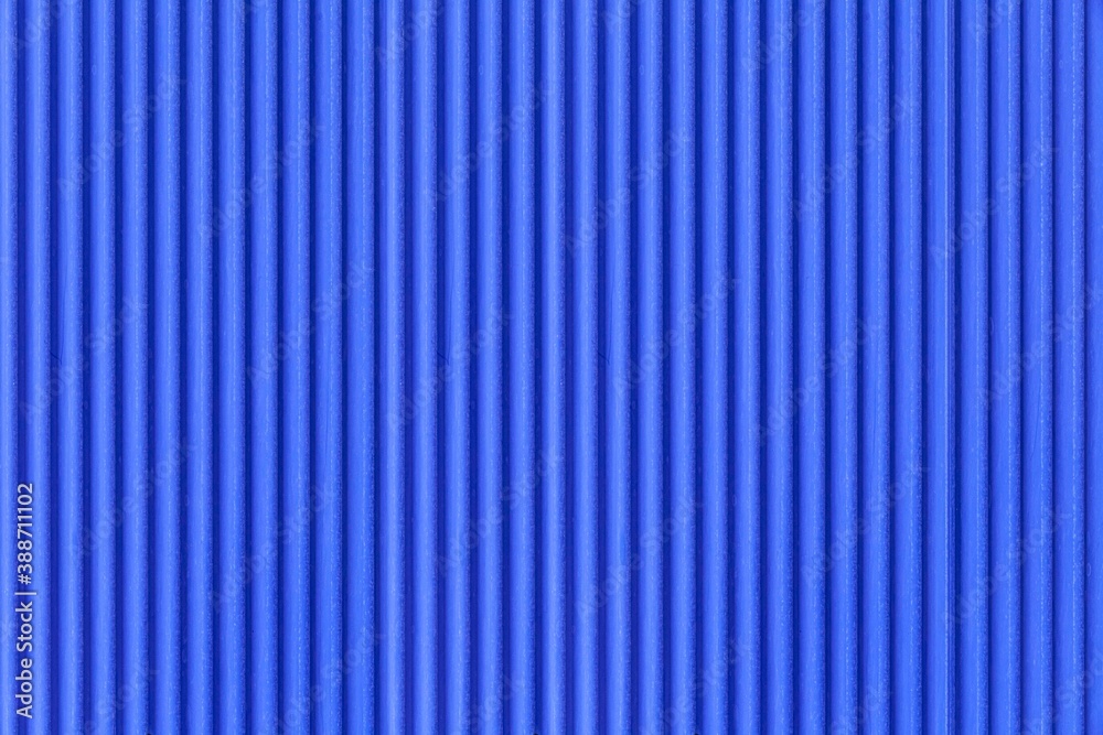 Blue Corrugated metal background and texture surface or galvanize steel