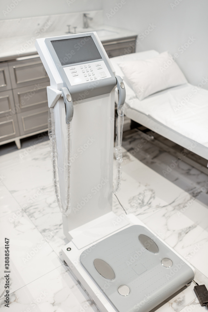 Inbody scales for measuring body composition balance at medical spa