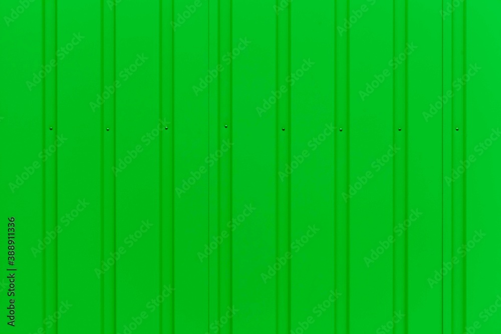 Green Corrugated metal background and texture surface or galvanize steel