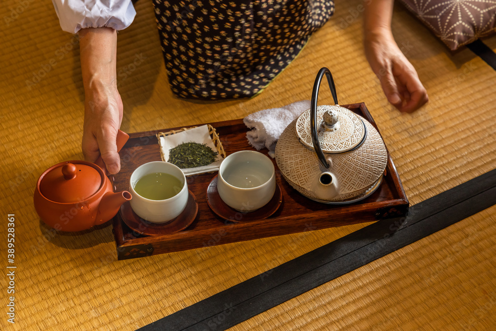 日本茶　Japanese tea set