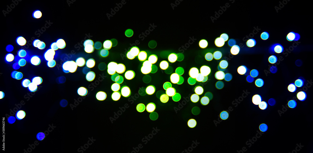 Abstract color light bokeh .