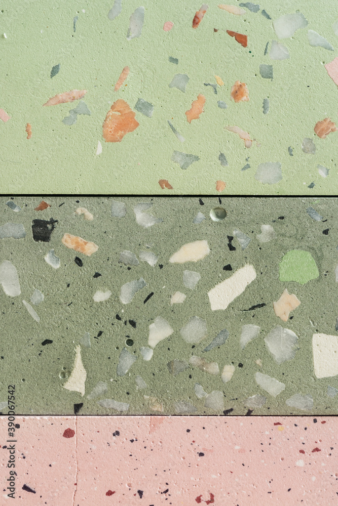 Terrazzo tile surface texture design resource