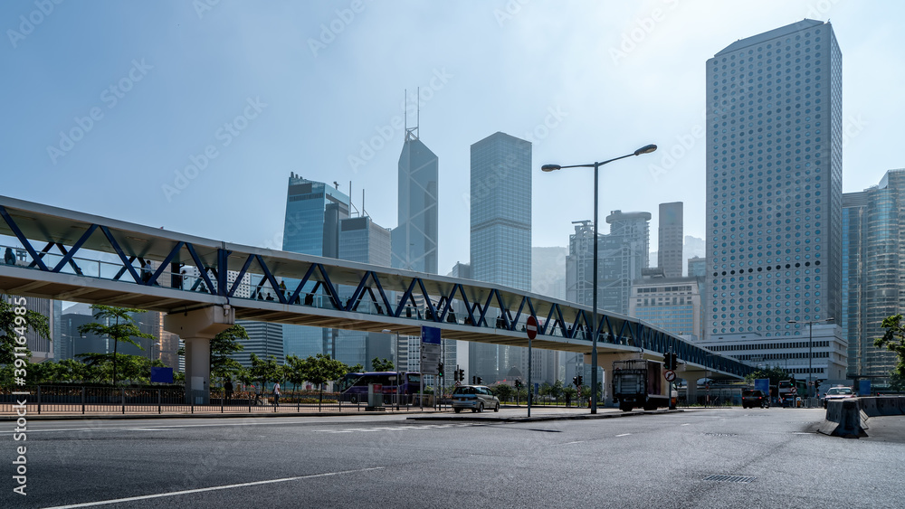 香港现代城市建筑景观