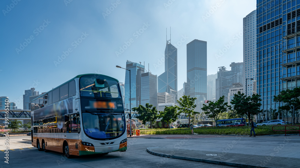 香港现代城市建筑景观