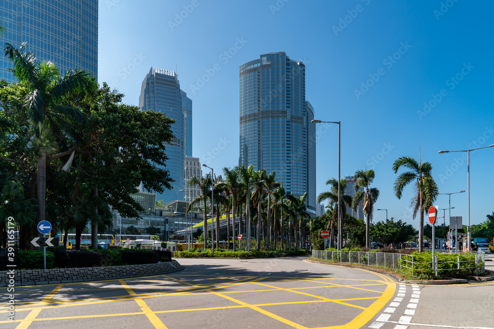 香港现代城市建筑景观