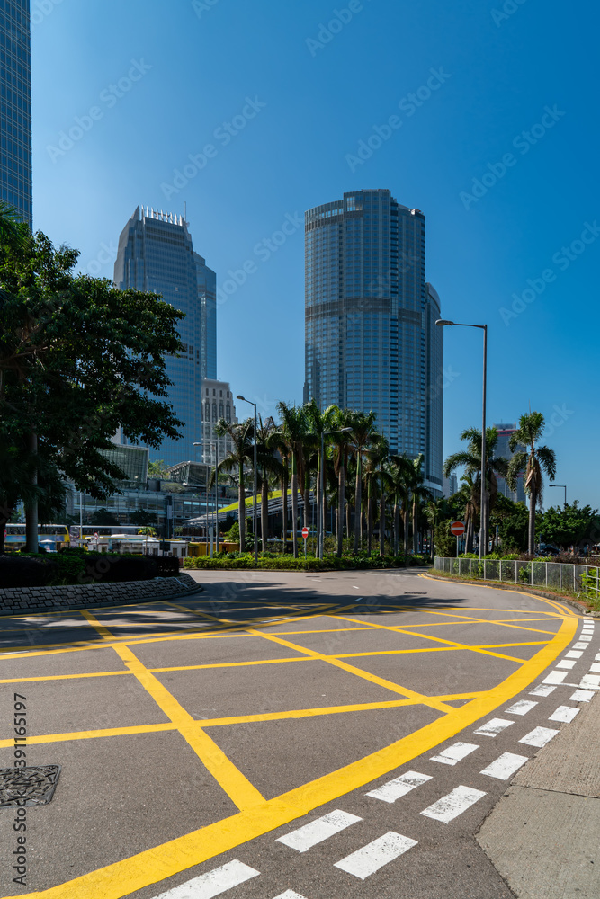 香港现代城市建筑景观