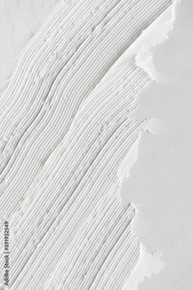 Abstract white brush stroke texture background