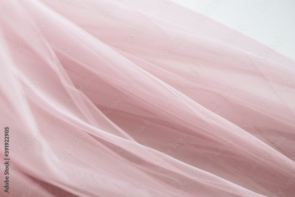 Pink chiffon fabric texture background