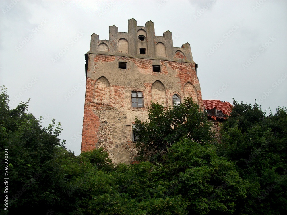 Russia, Kaliningrad region, old German castle