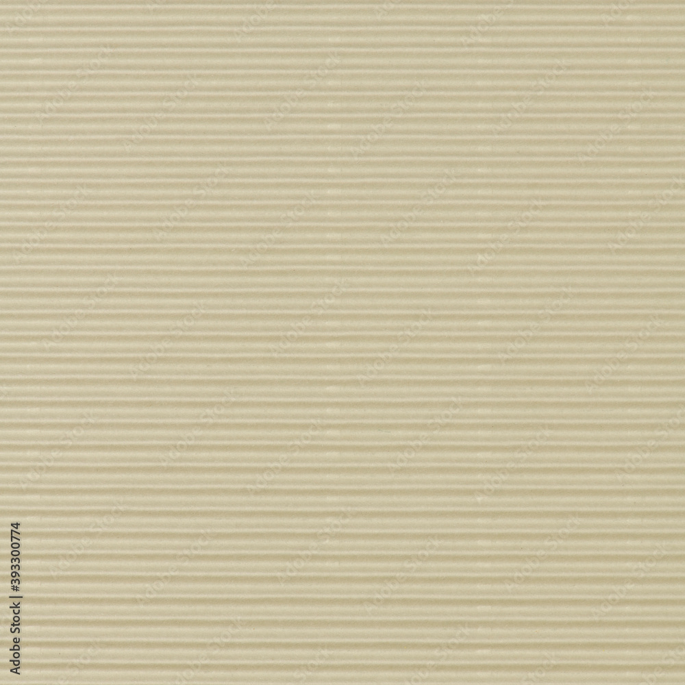 Blank beige corrugated paper background