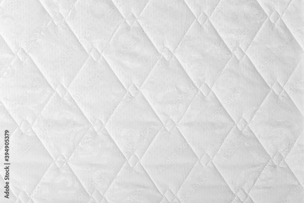 Texture of modern orthopedic mattress, closeup