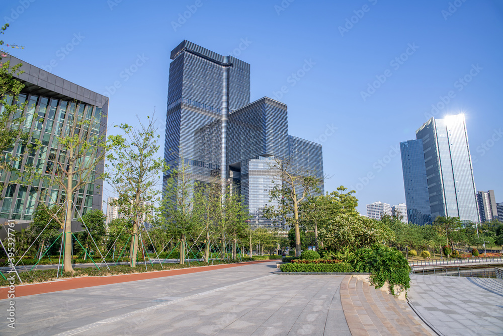 中国广州南沙区城市建筑景观