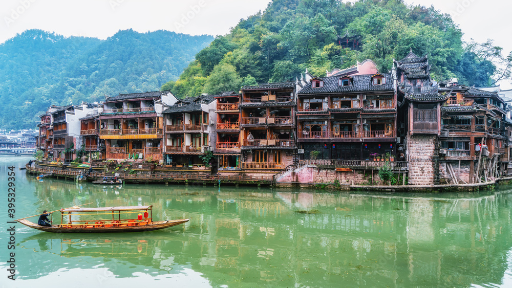 Beautiful scenery of Fenghuang ancient town