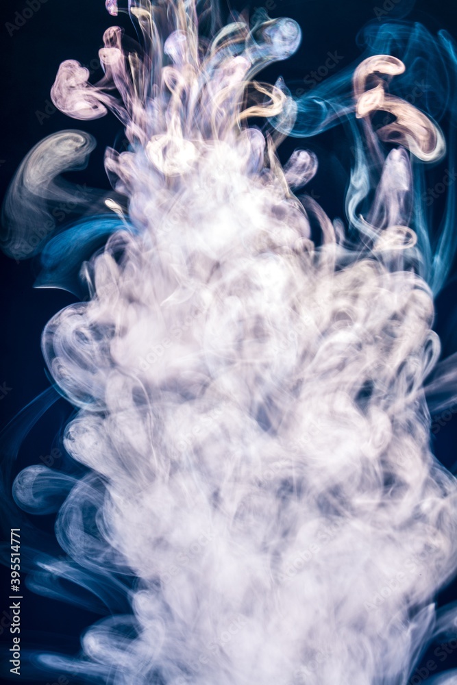 Blue and Purple Smoke