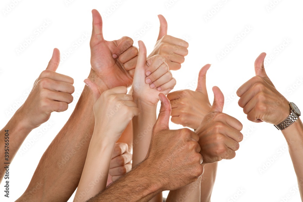 Hands Showing Thumbs Up