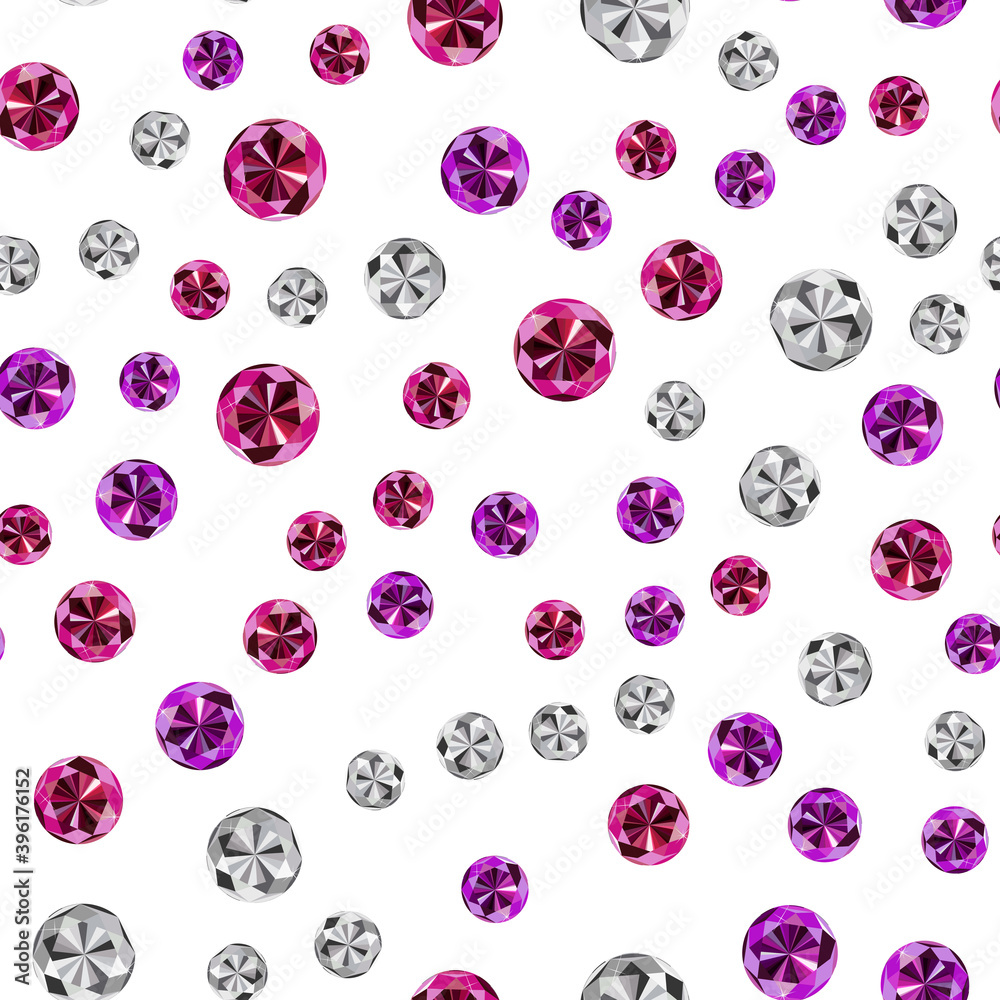 Abstract Diamond Seamless Pattern Background Vector Illustration