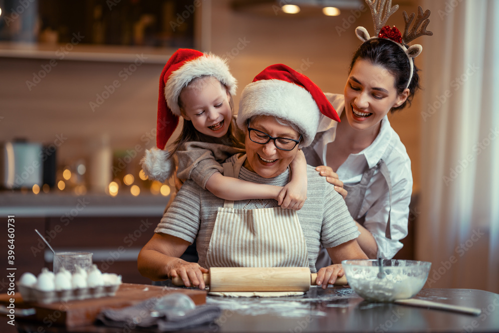 Cooking Christmas food