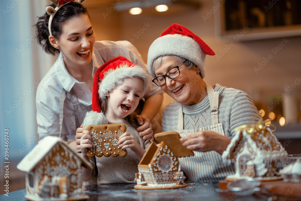 Cooking Christmas food