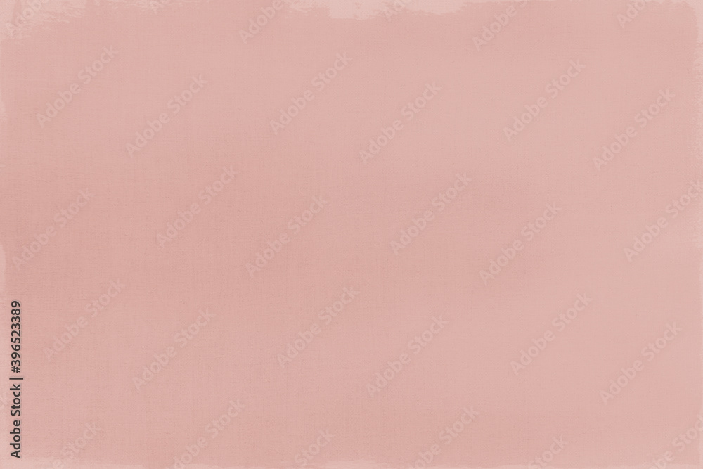 Peach paint on a canvas textured background