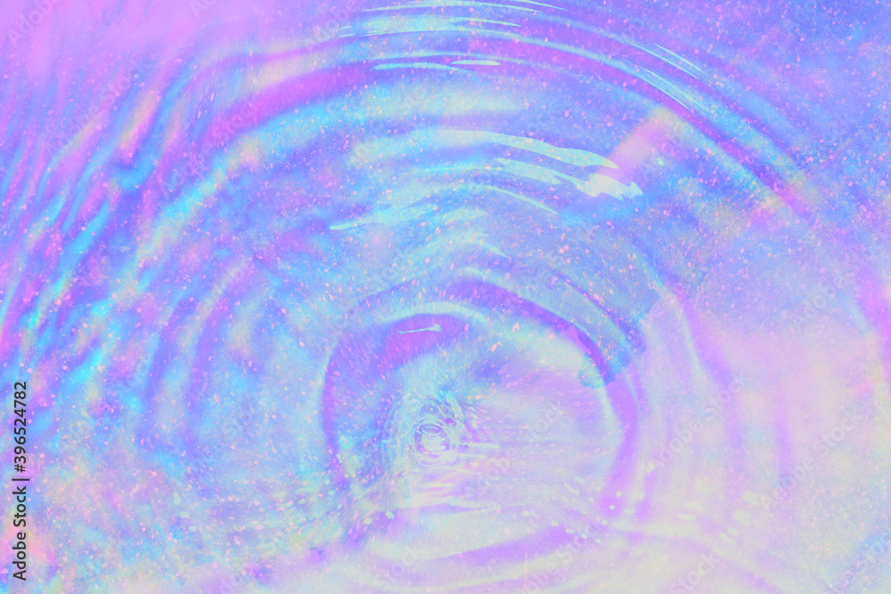 Holographic purple water ripple background design space