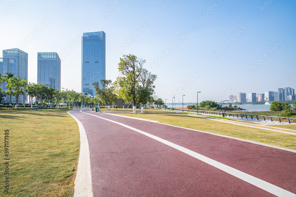 中国广州南沙灵山岛角海滩跑道