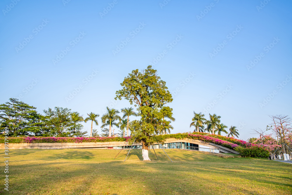 Lingshan Island Point Waterfront Park, Nansha Pearl Bay, Guangzhou, China