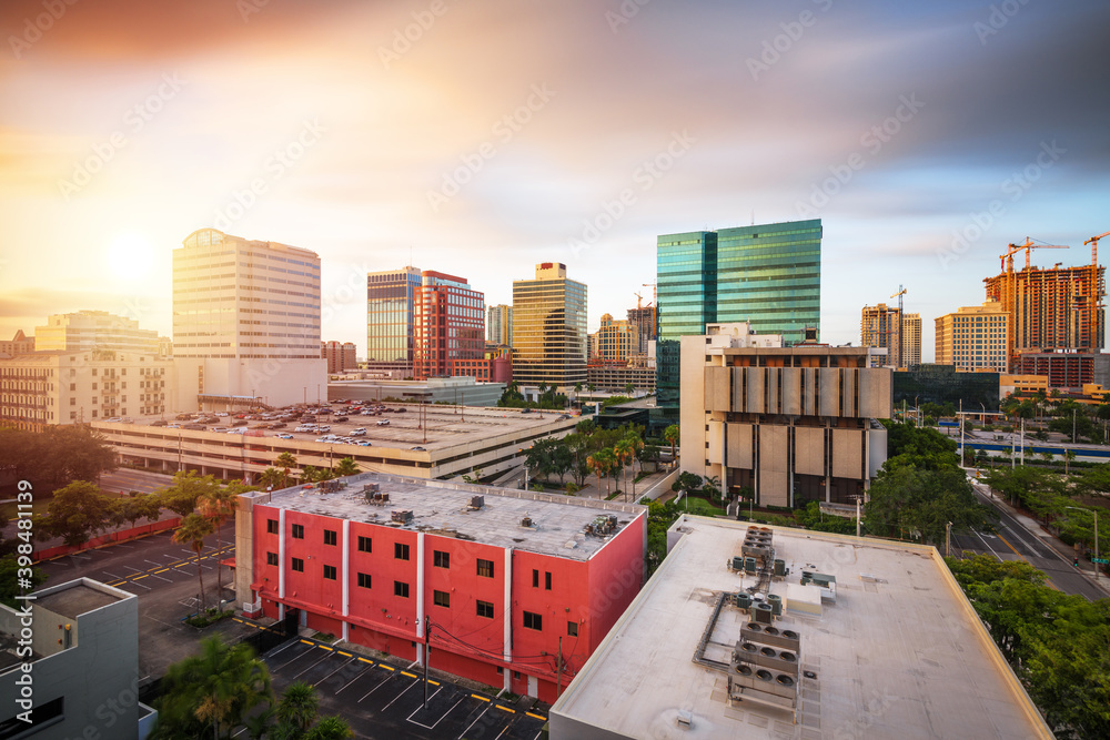 Ft. Lauderdale, Florida, USA downtown cityscape