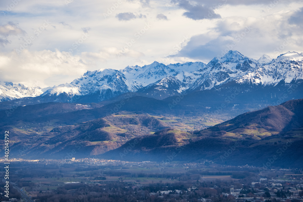 高山雪景