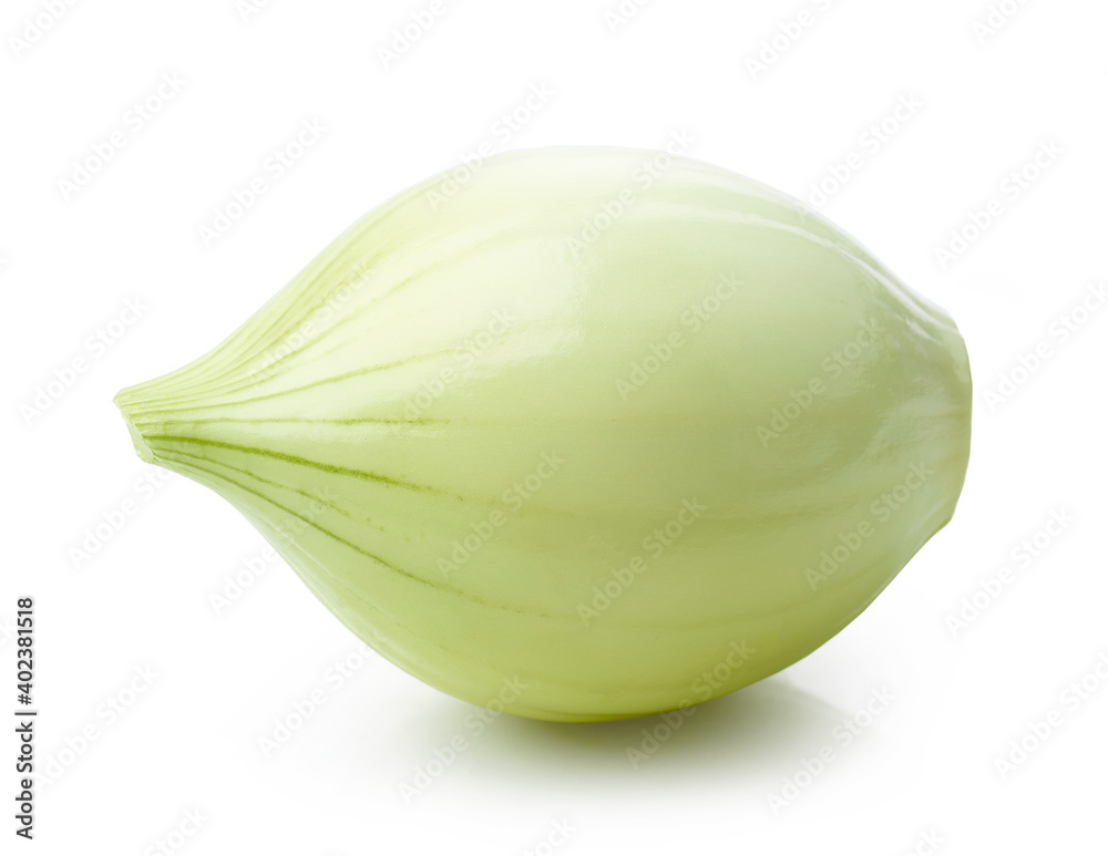 fresh raw peeled onion