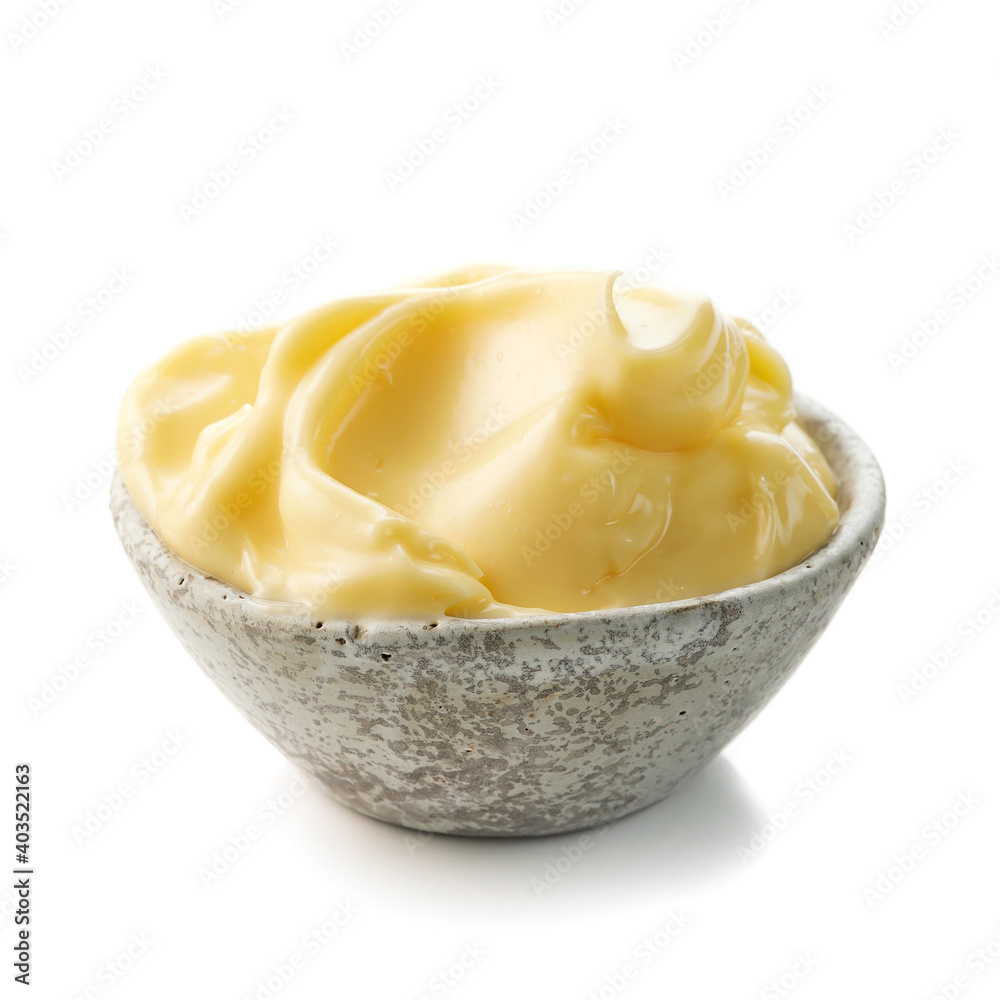 bowl of mayonnaise