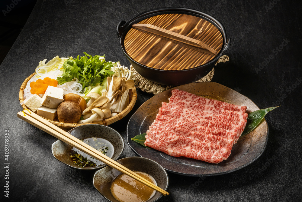 しゃぶしゃぶ　 Shabu-shabu japanese food