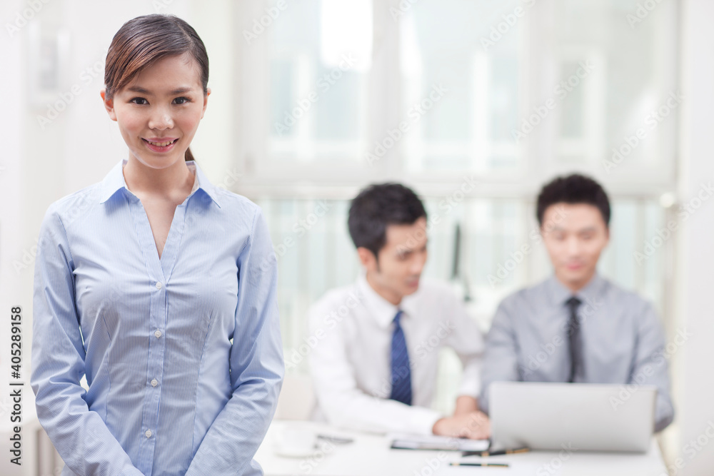 Group of business people in office portrait