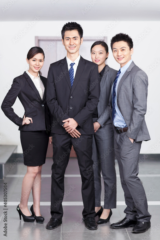 Group of business people in office portrait