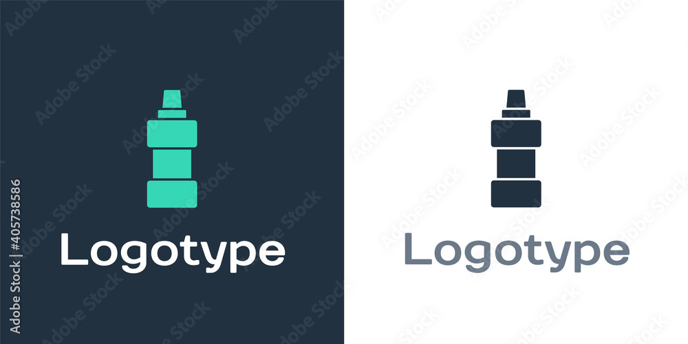 Logotype洗衣粉、漂白剂、洗碗液或其他清洁剂的塑料瓶