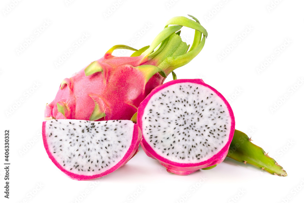 dragon fruit isolate on white background