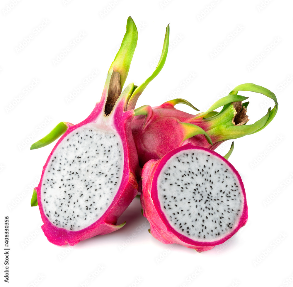 dragon fruit isolate on white background