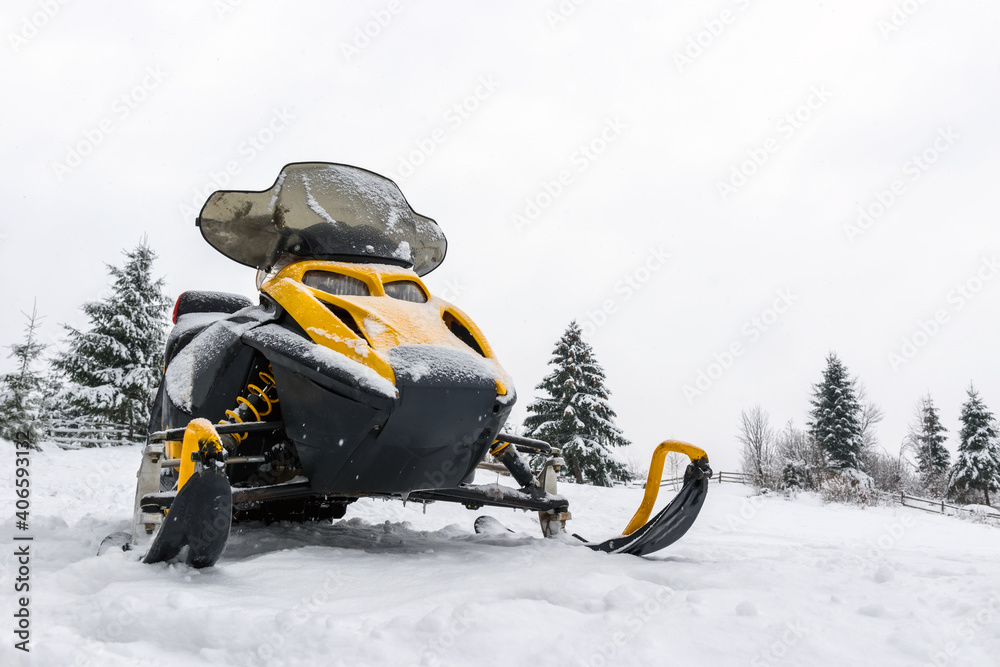 Snowmobiles are ready for adventure ride