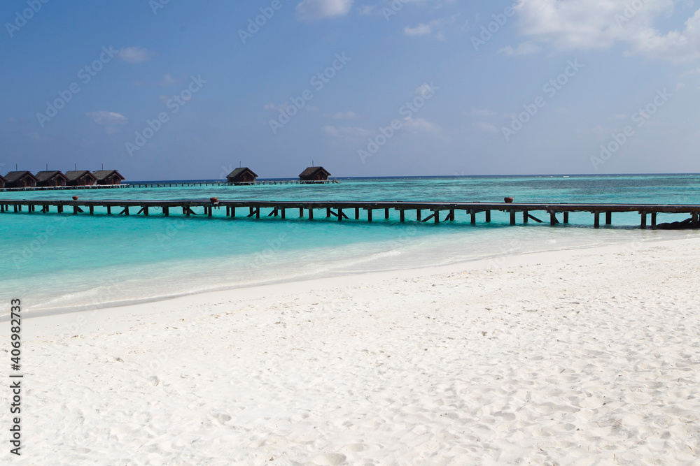 The scenery of Maldives