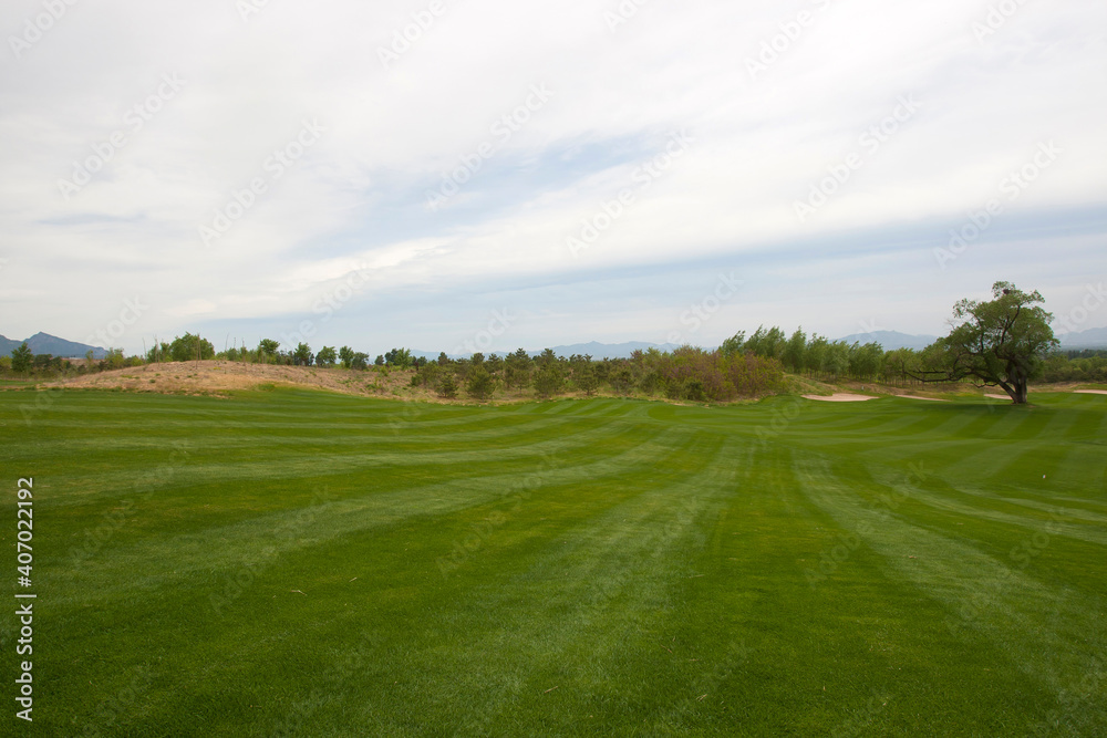 Pictures of Golf Course with green grass 