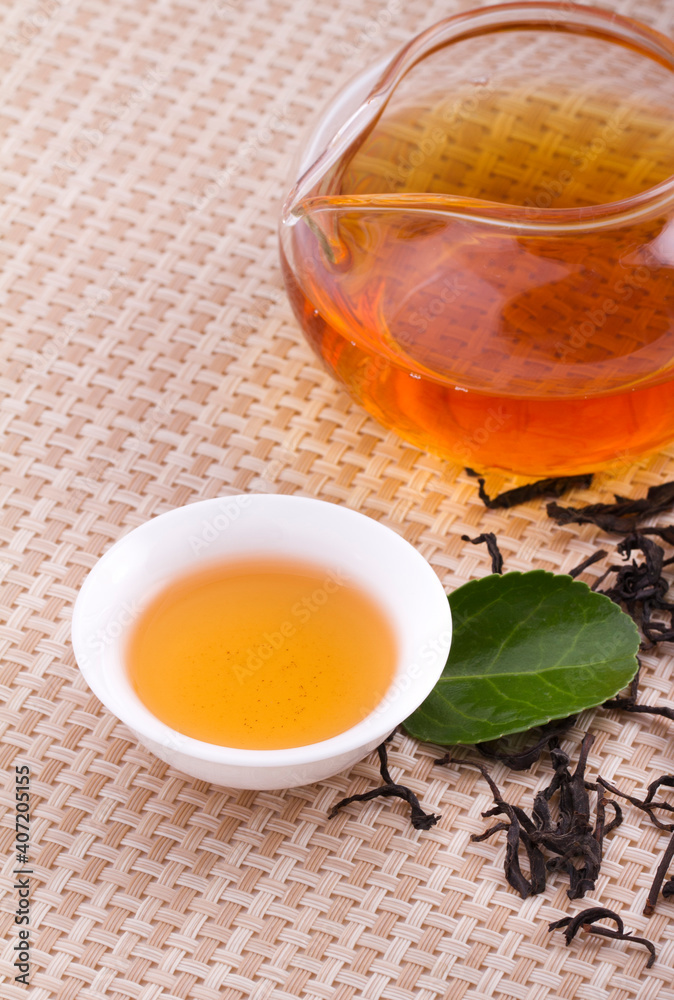 Oolong Tea Leaves with chinese tea