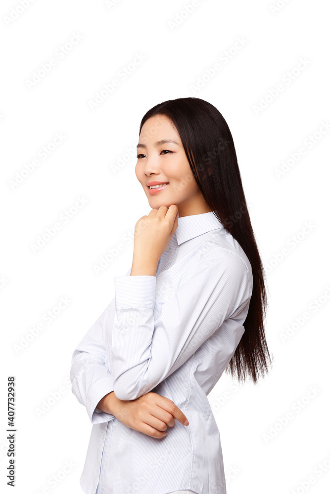 Oriental business woman portrait