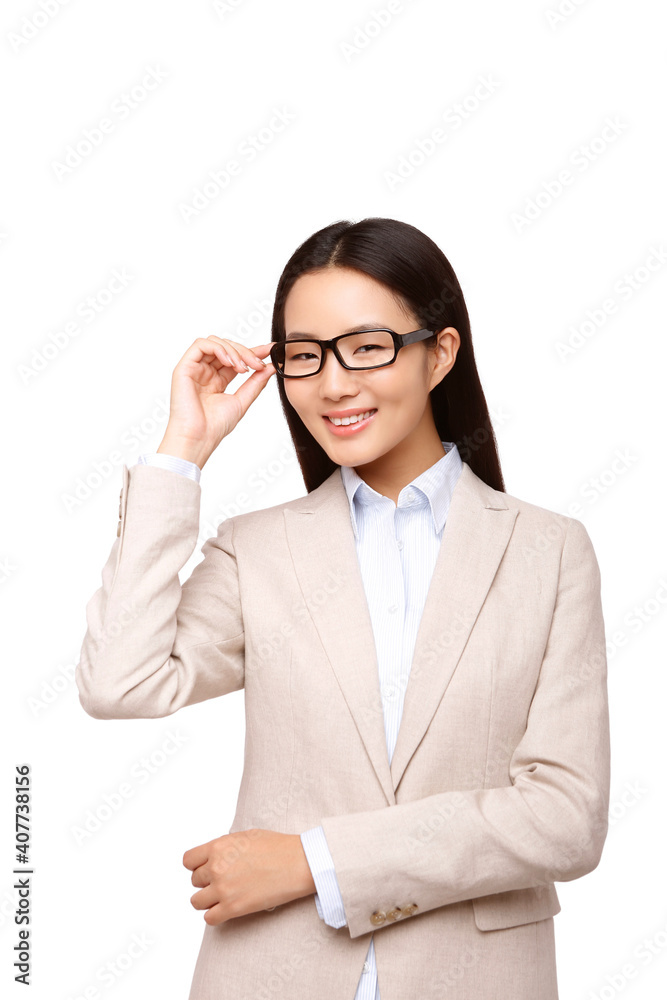 Oriental business woman portrait