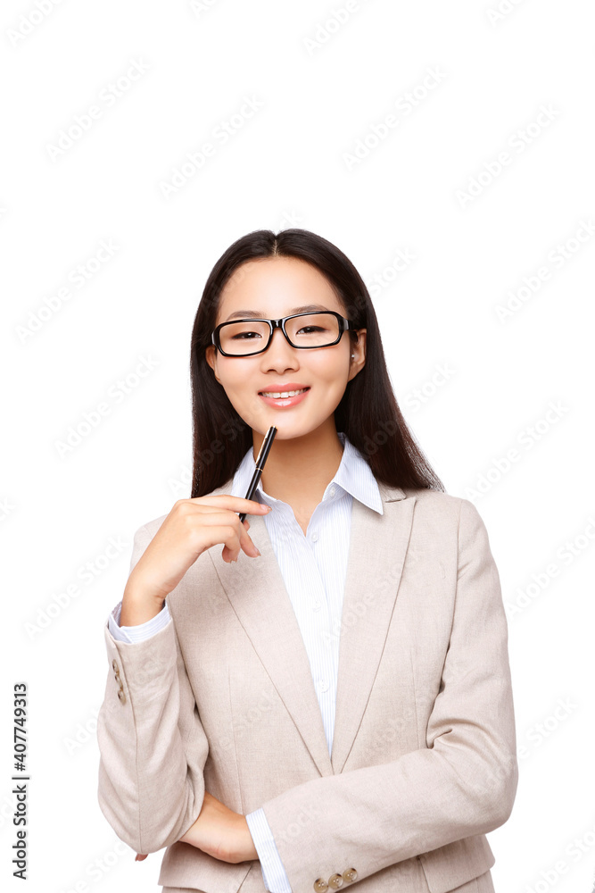 Oriental business woman portrait