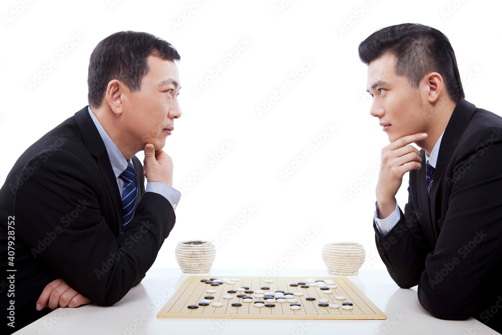 两个商人下棋