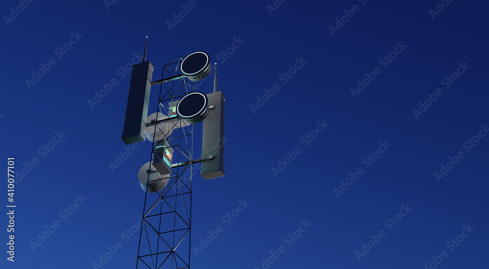 Network wireless systems telecommunication tower