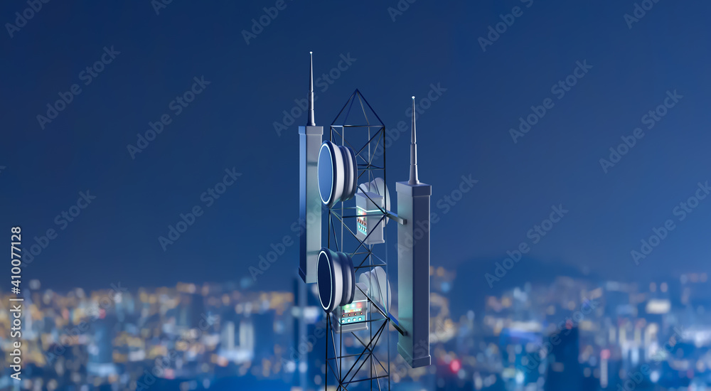 Network wireless systems telecommunication tower