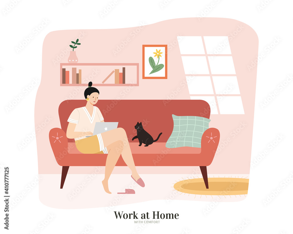 Stay at home and work from home