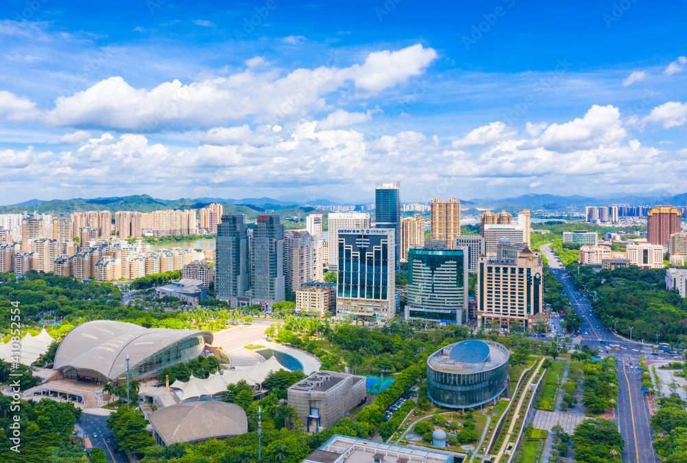 中国广东省惠州市城市风景